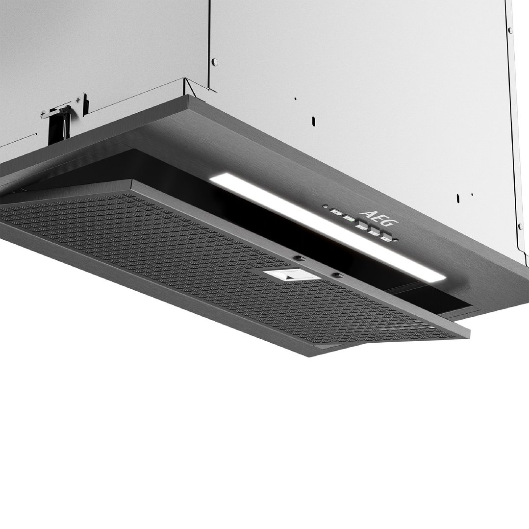 AEG 52cm Integrated Rangehood in Dark Stainless Steel DGE7670HB