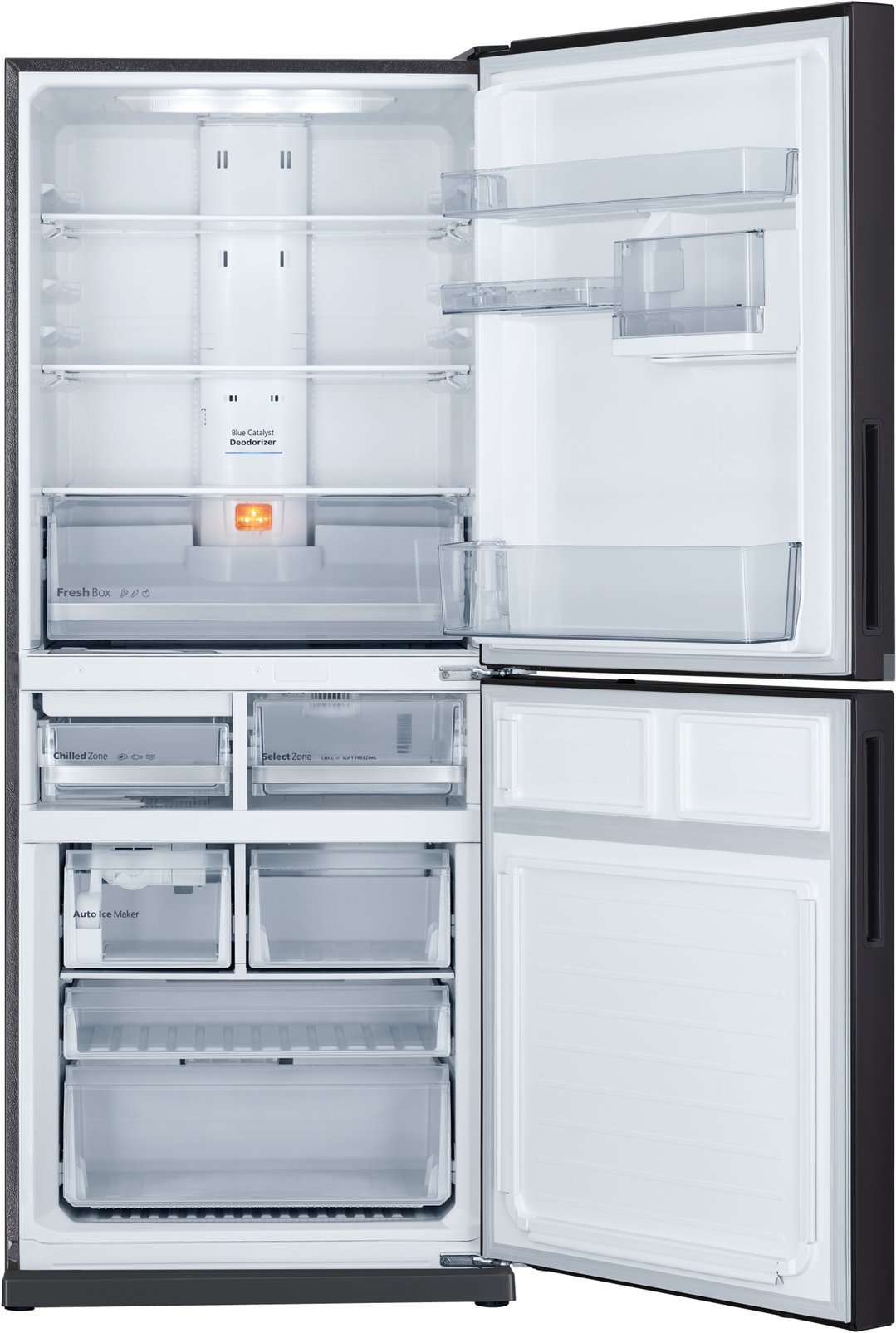 Mitsubishi Electric HS Steel Series 421L Bottom Mount - Sterling Dark Silver MR-HS421EX-SDS-A