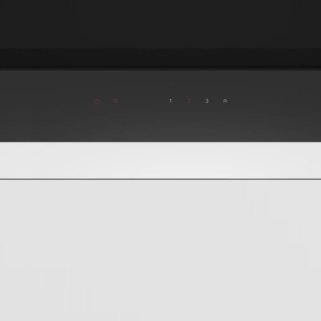 Bosch Series 6 Integrated Design Hood 90 cm Clear Glass Black Printed. DBB97AM60A