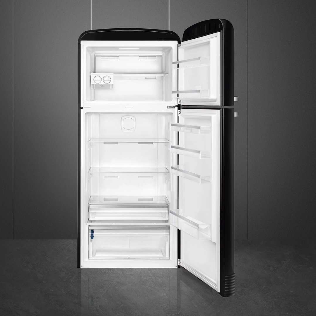 Smeg FAB 50 50’S Style Retro Refrigerator, Right Hand - Black FAB50RBL5AU