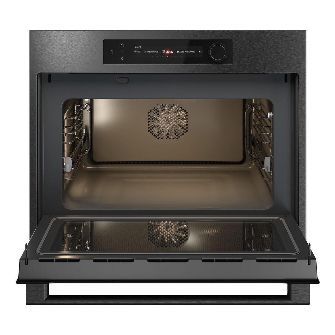 ASKO Craft Frame 45cm Combi Microwave Oven - Black Steel OCM64BSH-AU
