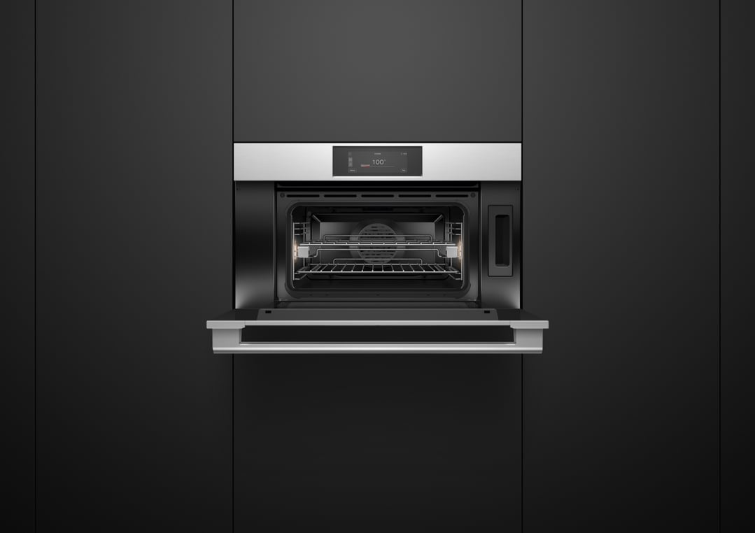 Fisher & Paykel 76cm Series 9, Professional Compact Combi-Steam Oven, Stainless Steel OS76NPUX3