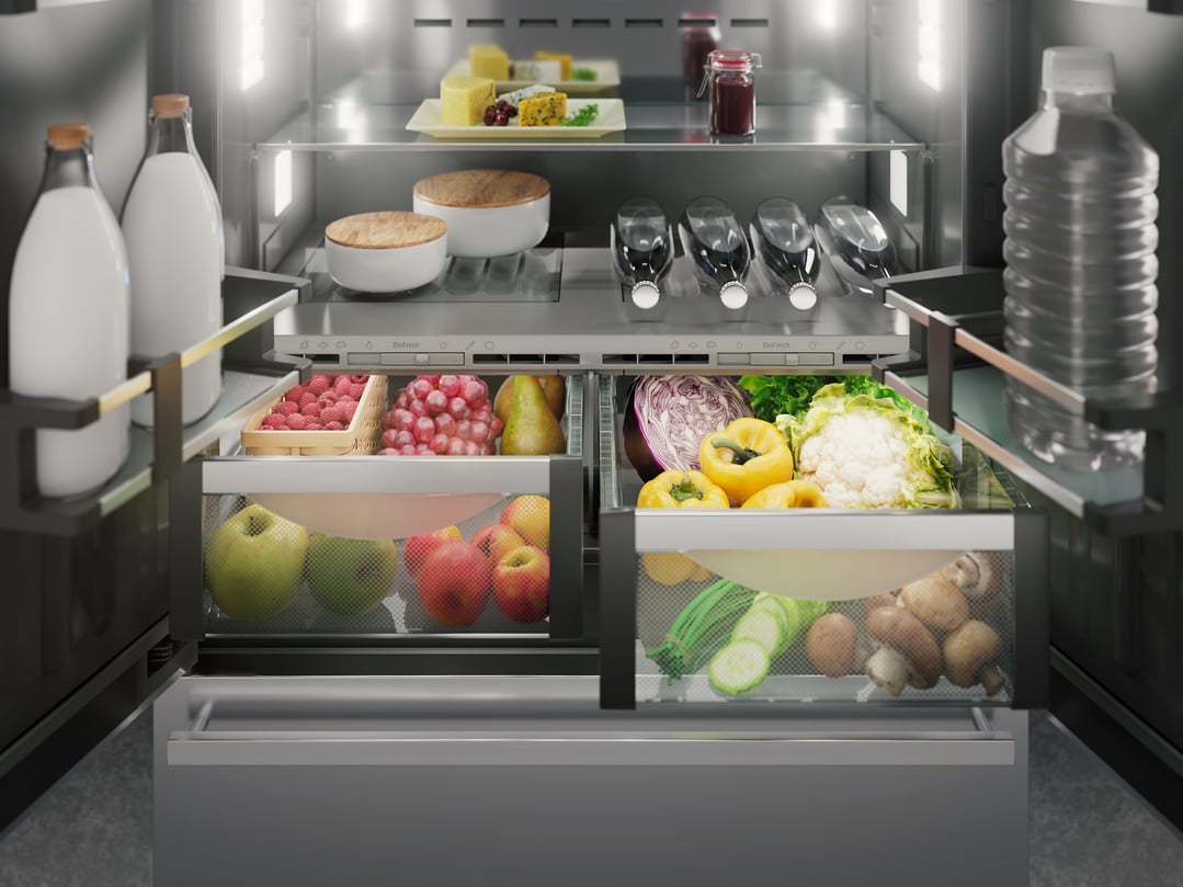 Liebherr 402L Bottom Mount Integrated Fridge Right Hinged ECBN7870RHH