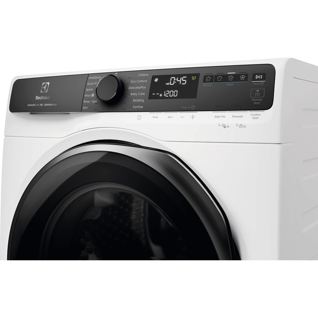 Electrolux 9kg UltimateCare 700 Front Load Washing Machine White EWF9043R7WCS