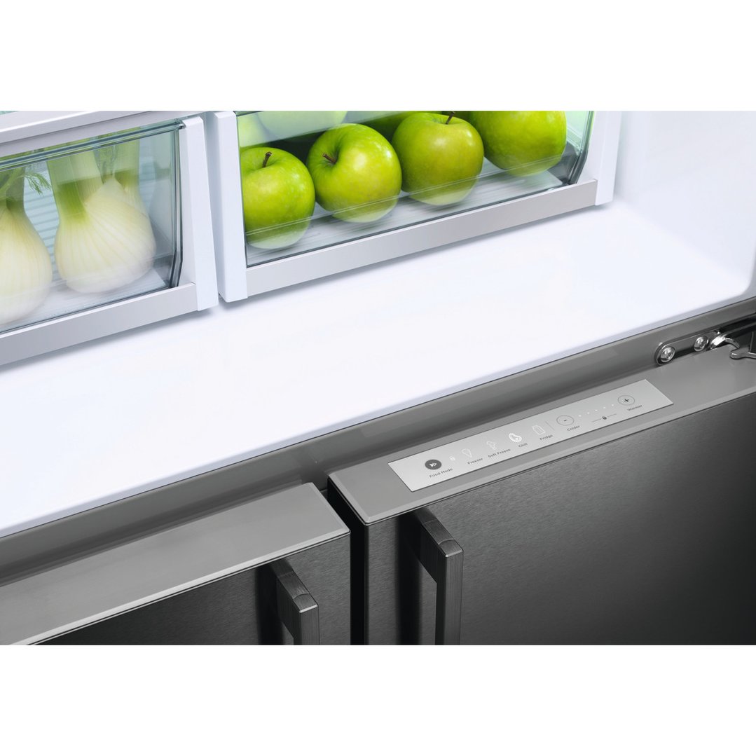 Fisher & Paykel 538L Series 7 Quad Door Refrigerator Freezer, Ice & Water RF605QDUVB2