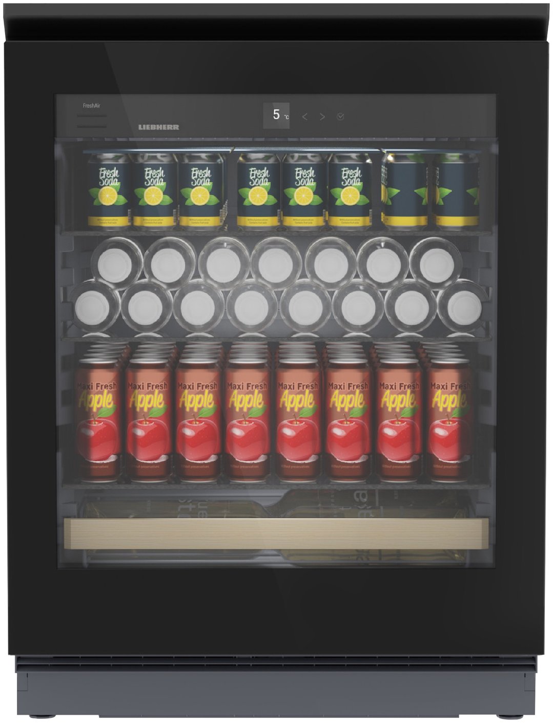 Liebherr 126L Built-in Under Bench Beverage Centre Left Hinged UBCGB3631LHH