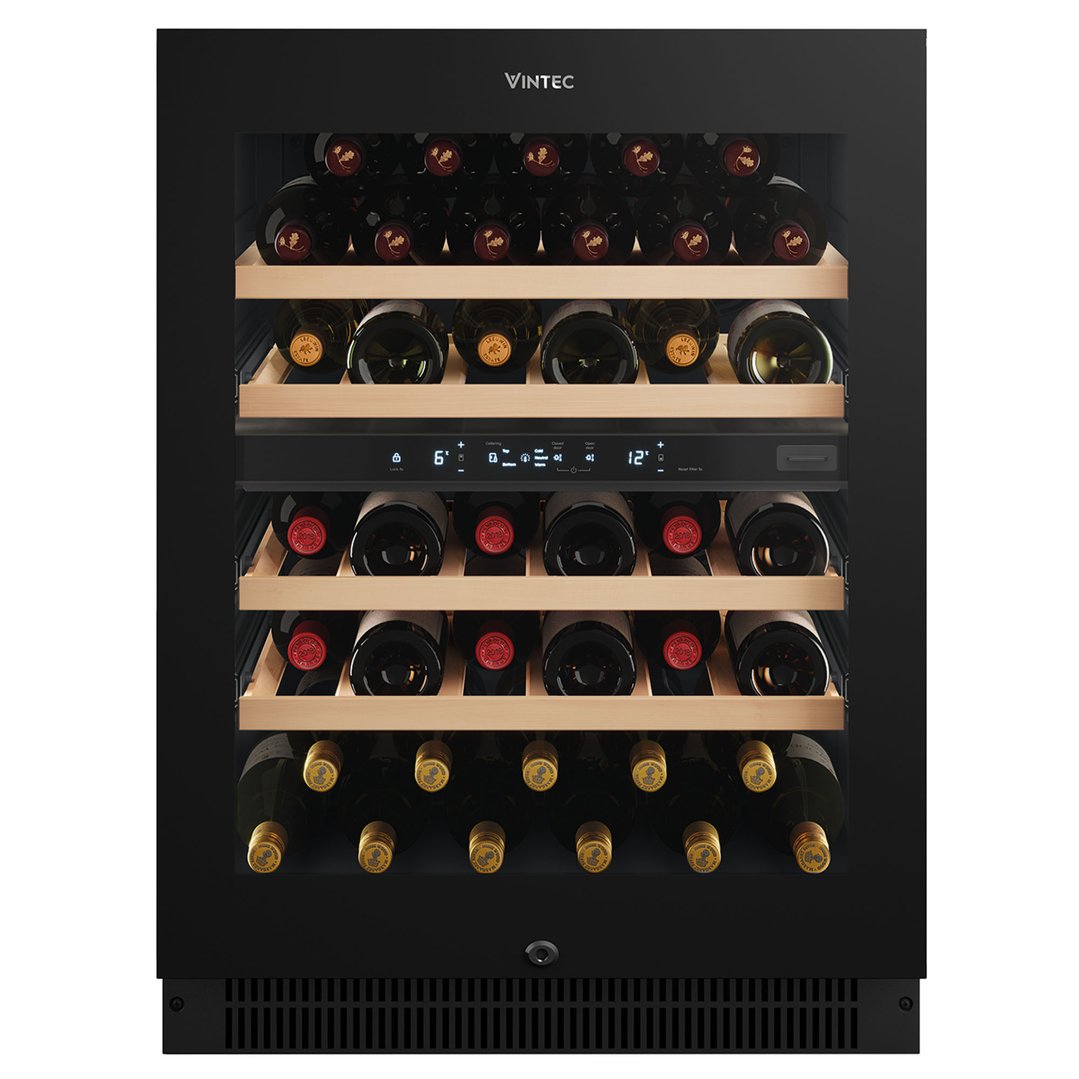 Vintec 40-Bottle Dual Zone Wine Cabinet VWD820SCB-X