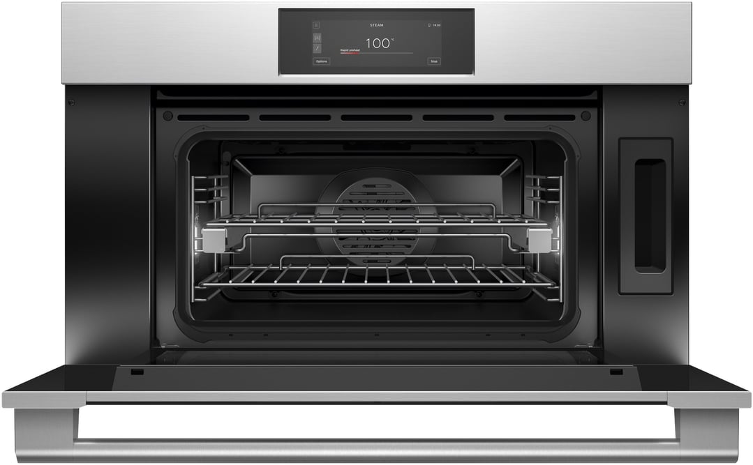 Fisher & Paykel 76cm Series 9, Professional Compact Combi-Steam Oven, Stainless Steel OS76NPUX3