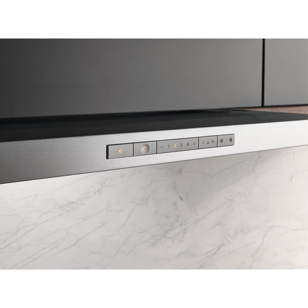 Miele 60 cm Slimline Slideout Rangehood, Conctivity Stainless Steel