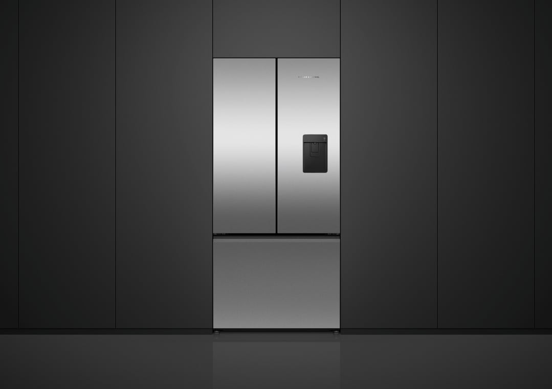 Fisher & Paykel 511L Series 7 Stainless Steel French Door Refrigerator Freezer, Ice & water RF505ANUX1