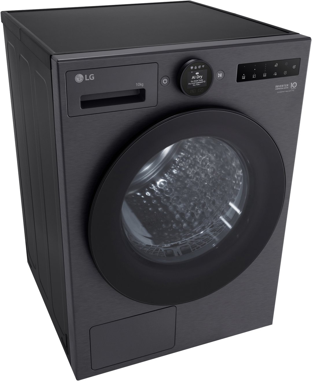 LG 10kg Series 9 Heat Pump Dryer - 9 Star - Matte Black DXH9-10MB