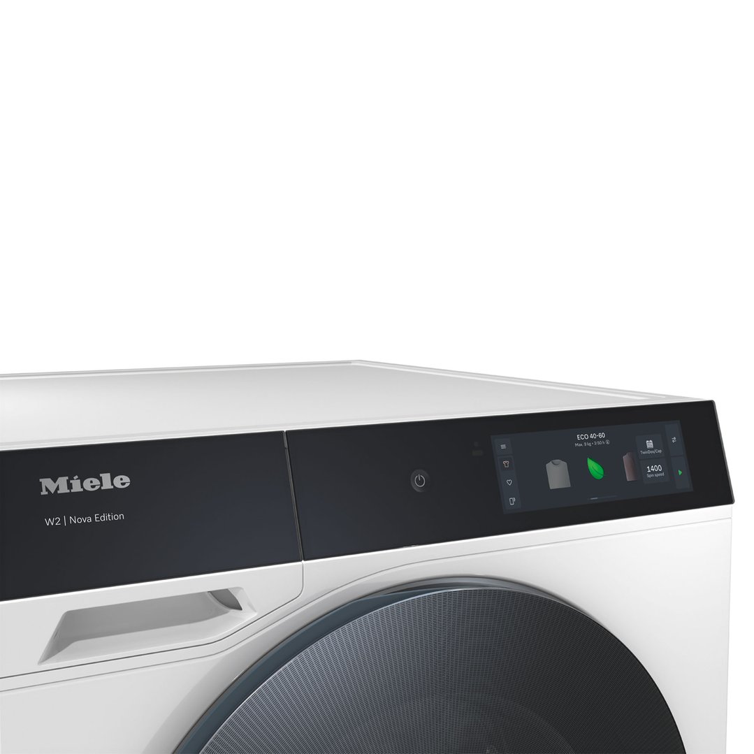 Miele Nova 10kg Front Load Washing Machine with Automatic Dosing and Ribless InfinityCare Drum WQ1200WPS