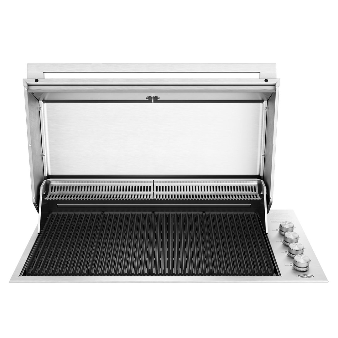 Beefeater 6-Burner Built In Gas BBQ with Hood, 316 Marine Grade Stainless Steel - ProLine Series BSH158SB