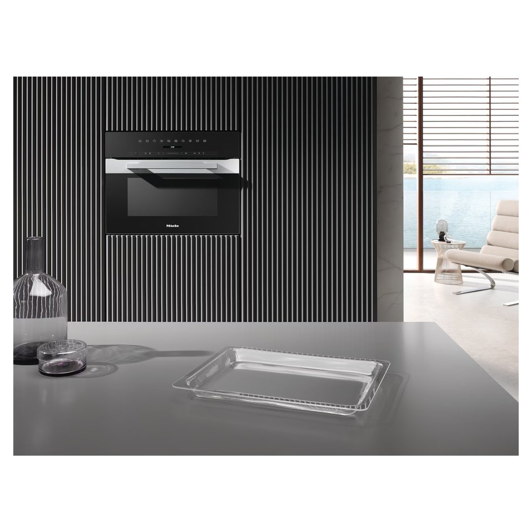 Miele 45cm Speed Oven with 3in1 Microwave, Oven and Combination Modes and Wi-Fi Connectivity CleanSteel H7240BM