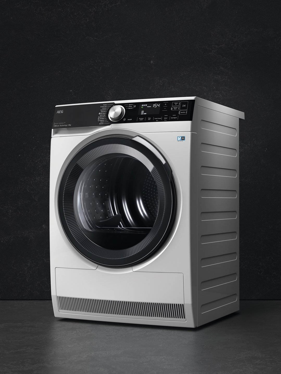 AEG 8kg 8000 Series Heat Pump Dryer T858M6OBC