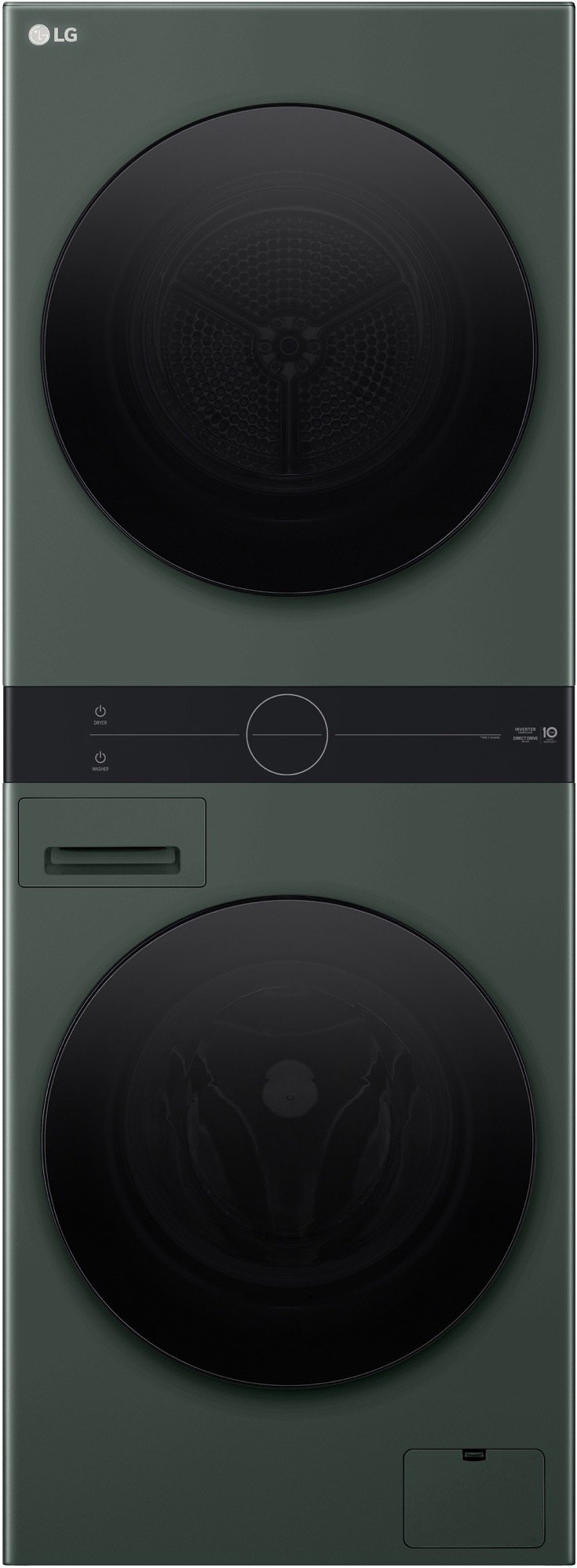 LG WashTower™ Compact All-In-One Stacked Washer Dryer - Forest Green WWT-1210FGX