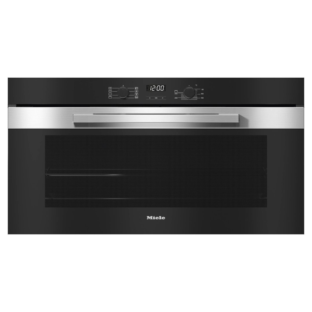 Miele 90cm Built-In Oven with Rapid Heat-Up CleanSteel H2890B