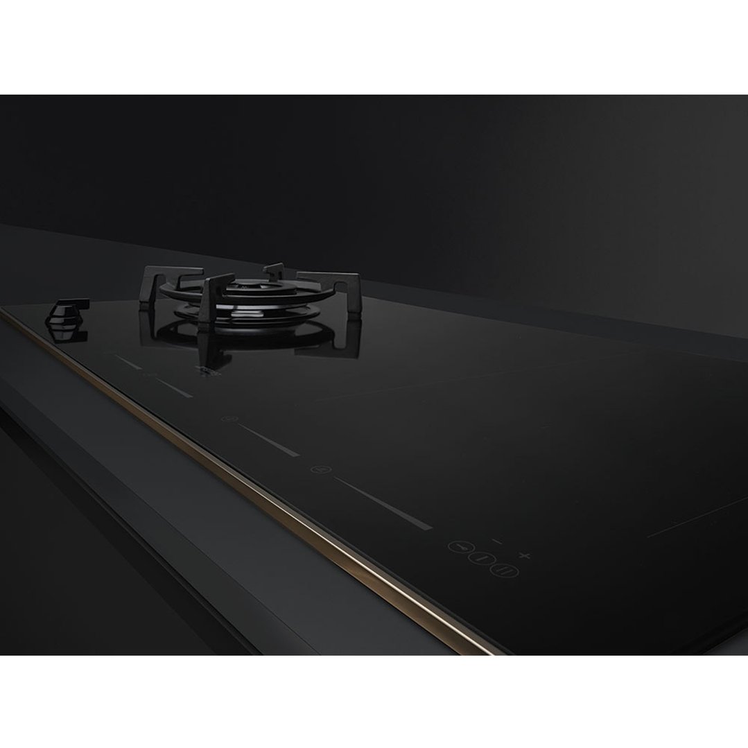 Smeg 90cm Dolce Stil Novo MultiZone Induction with Wok Burner Cooktop PM6912WLDRAU