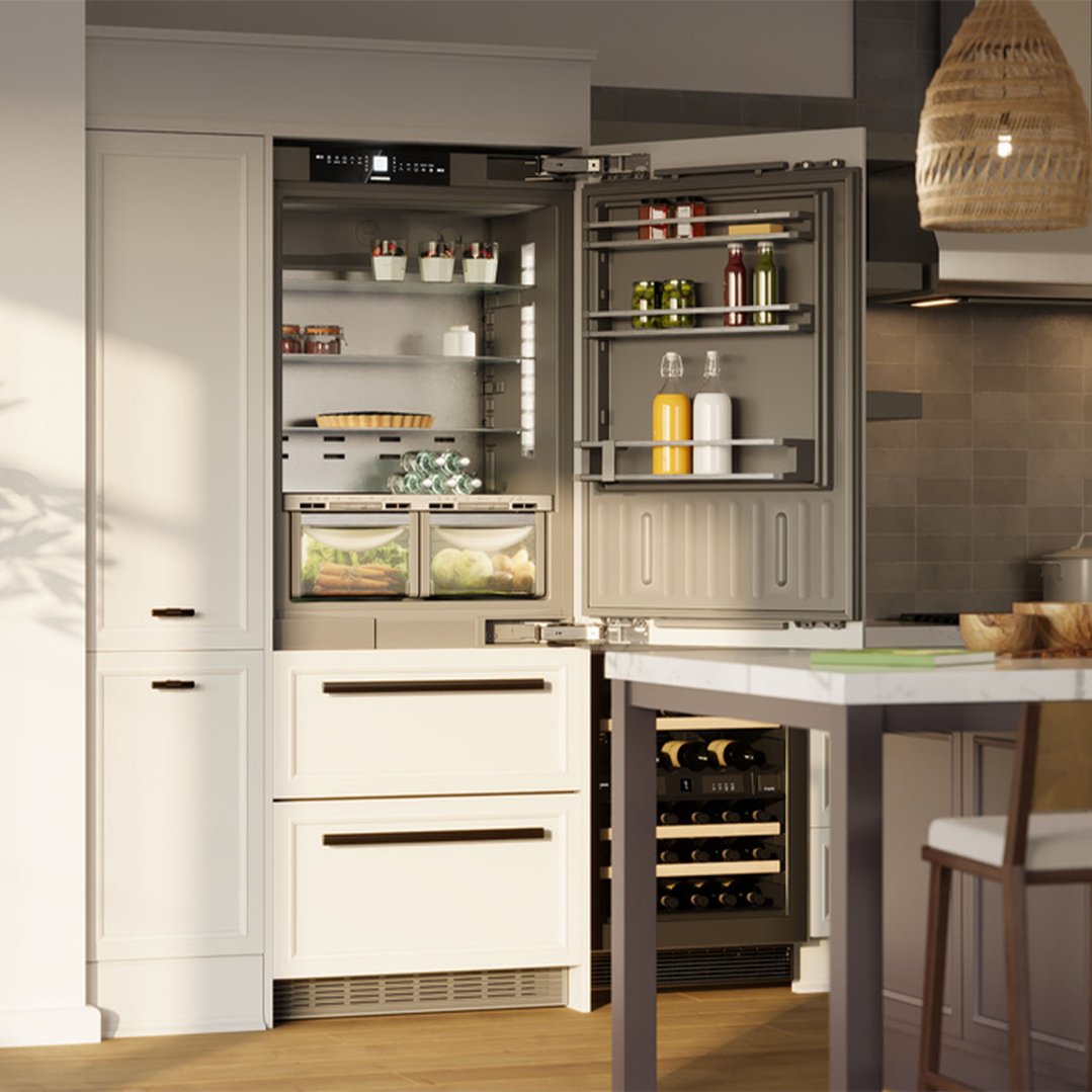 Liebherr 402L Bottom Mount Integrated Fridge Right Hinged ECBN7870RHH