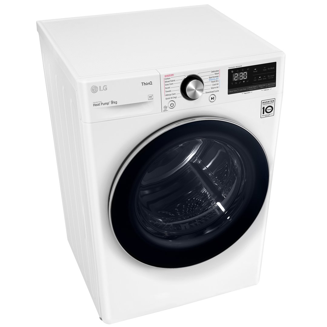 LG 9kg Heat Pump Dryer DVH909W