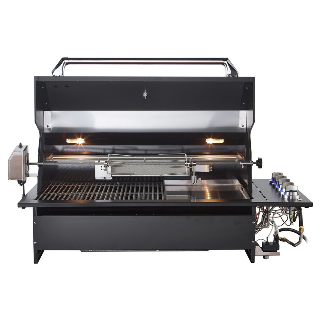 Sirius Drop-in 5 Burner Gas BBQ in Black SIR-DG3101-BLK