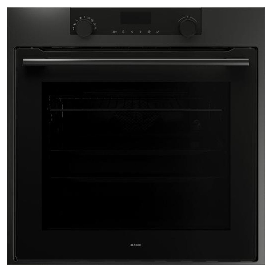 Asko 60cm Pyrolytic Craft BuiltIn Oven Graphite Black OP8664A1