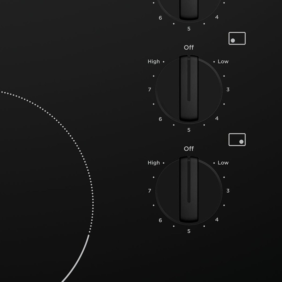 Westinghouse 70cm 4 Zone Ceramic Cooktop WHC742BC
