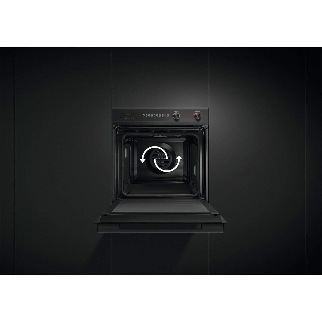Fisher & Paykel 60cm Series 7 Contemporary Pyrolytic Oven, 9 Function OB60SD9PB1