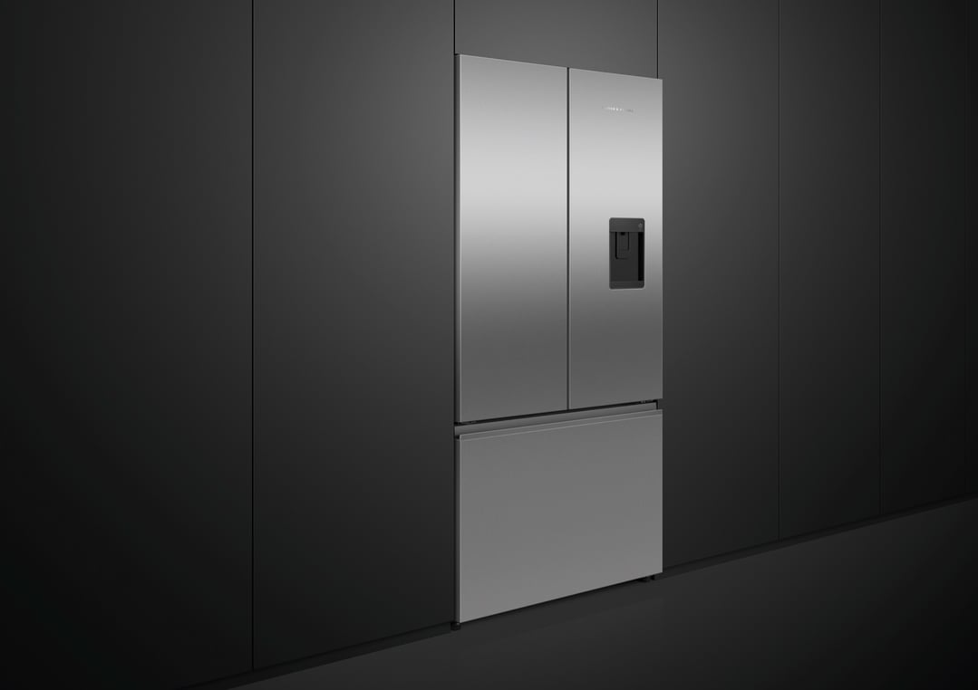 Fisher & Paykel 511L Series 7 Stainless Steel French Door Refrigerator Freezer, Ice & water RF505ANUX1