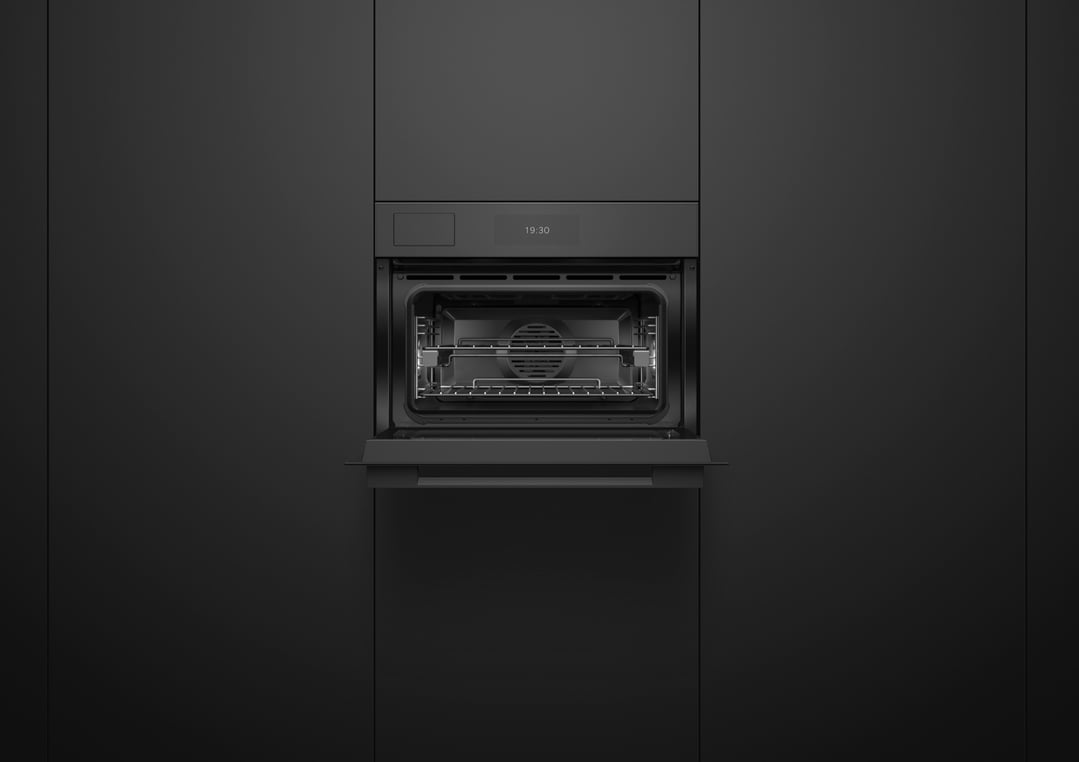 Fisher & Paykel 60cm Minimal Compact Combi-Steam Oven, Black OS60NAMVUB5