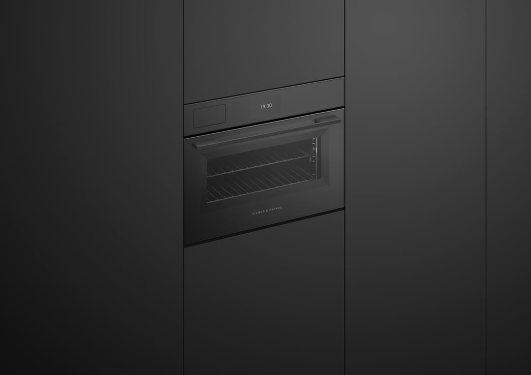 Fisher & Paykel 60cm Minimal Compact Combi-Steam Oven, Black OS60NAMVTB5