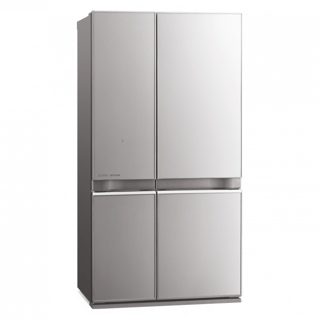 Mitsubishi Electric 635L French Door Fridge - Silver Glass MRLA635ERGSLA