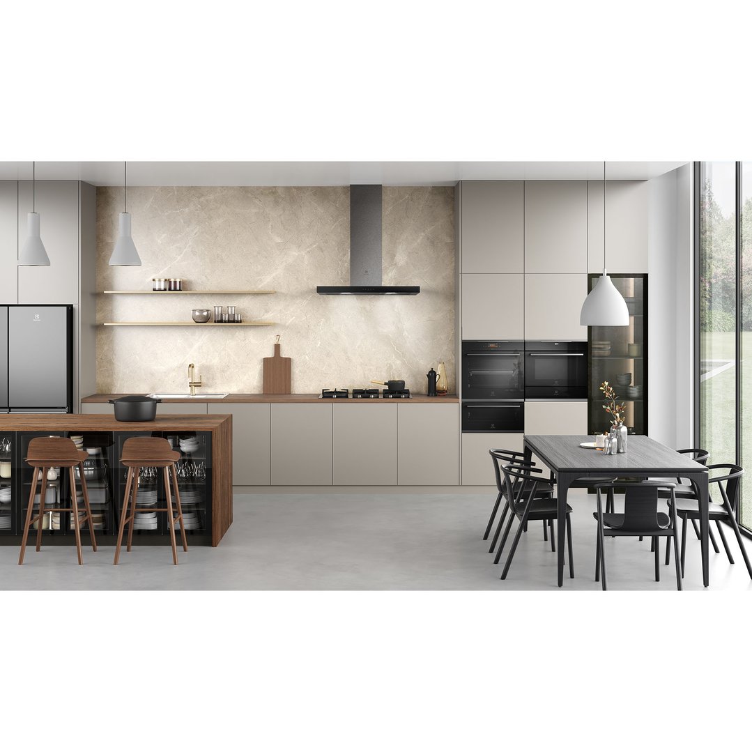 Electrolux 60cm Multifunction Duo Pyrolytic Oven Dark Stainless Steel EVEP626DSE