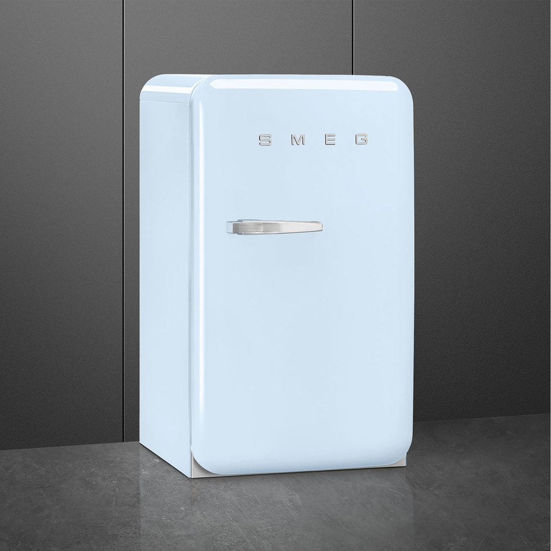 Smeg FAB10 50's Style Retro Refrigerator Right Hand Hinge - Pastel Blue FAB10HRPB6