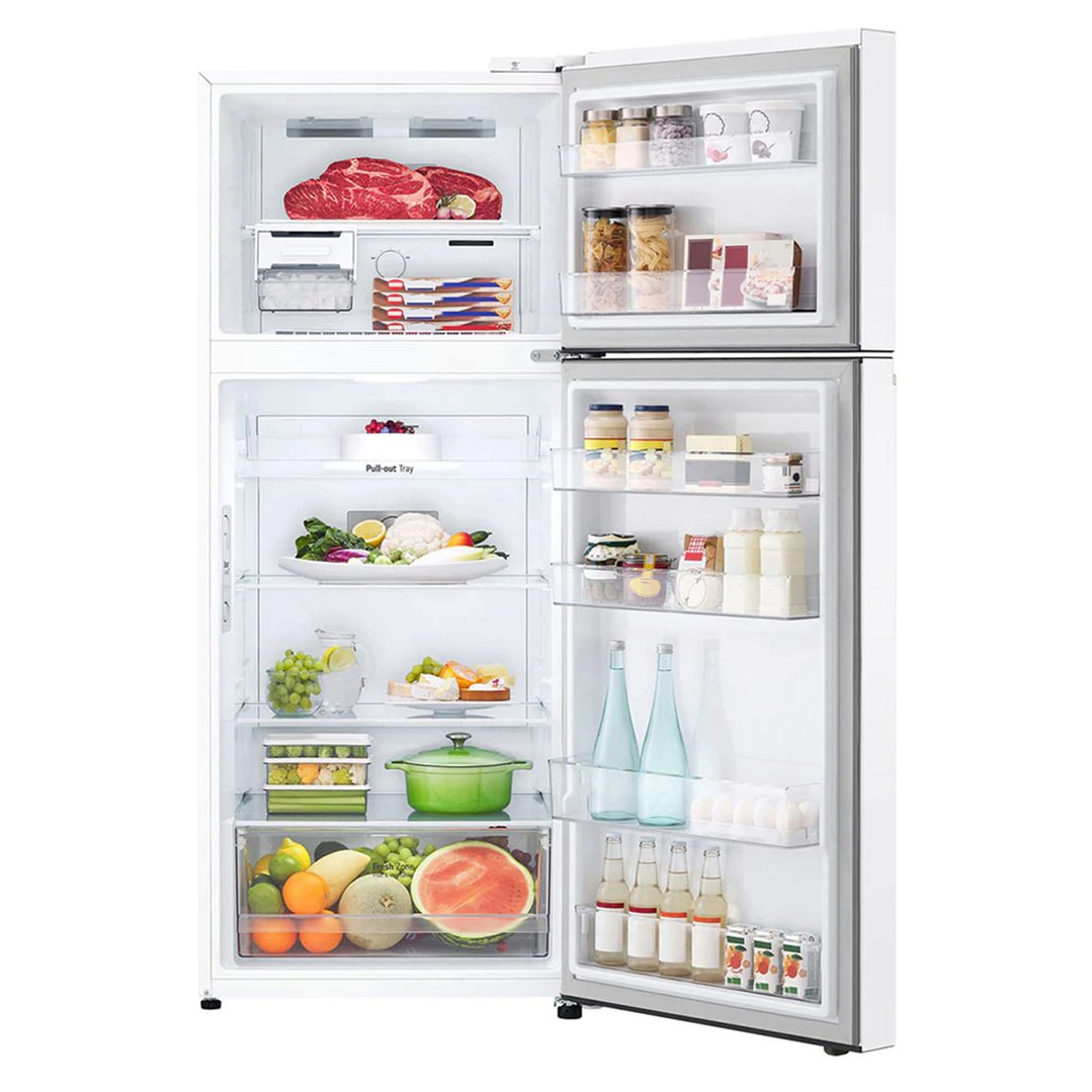LG 375L Top Mount Fridge in White Finish GT-5W