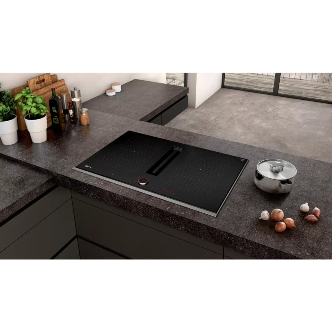 Neff Induction Hob 80cm with Integrated Ventilation System T58TL6EN2