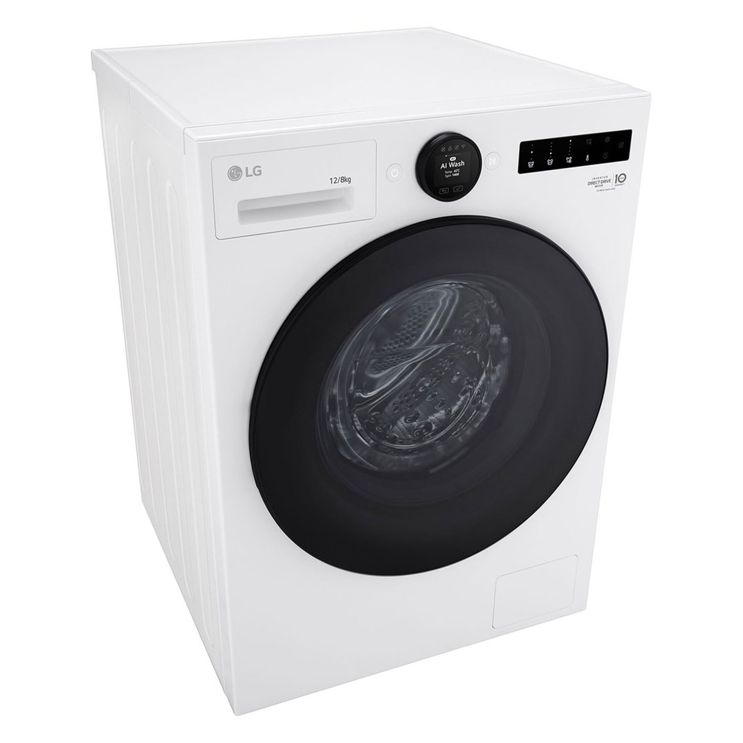 LG 12/8kg Series 10 Washer Dryer Combo White - ezDispense WXC10-1412W