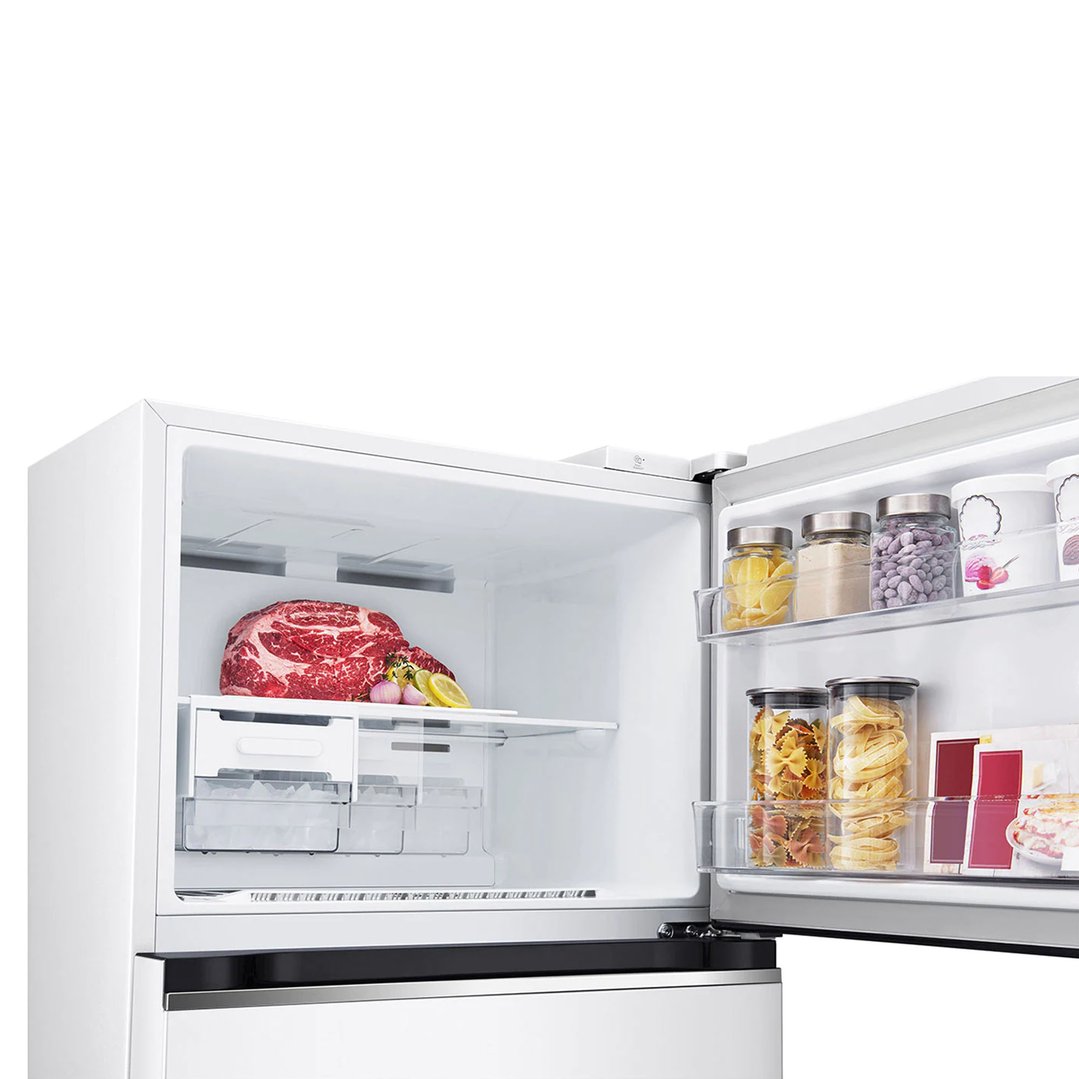 LG 375L Top Mount Fridge in White Finish GT-5W