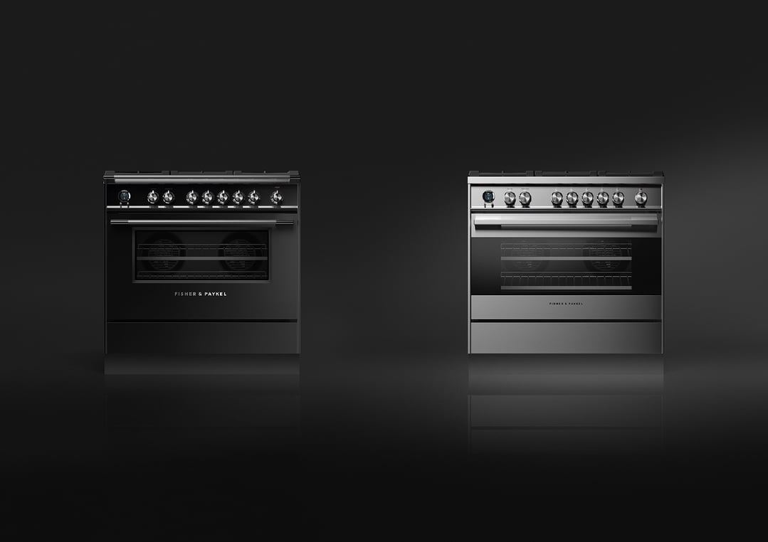 Fisher & Paykel 90cm Series 9 Classic 5 Burner Dual Fuel Pyrolytic Cooker OR90SCG6B1