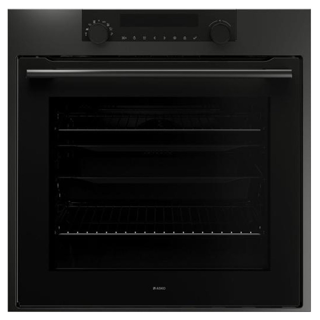 Asko 60cm Pyrolytic Craft Built-In Oven Graphite Black OP8687A1