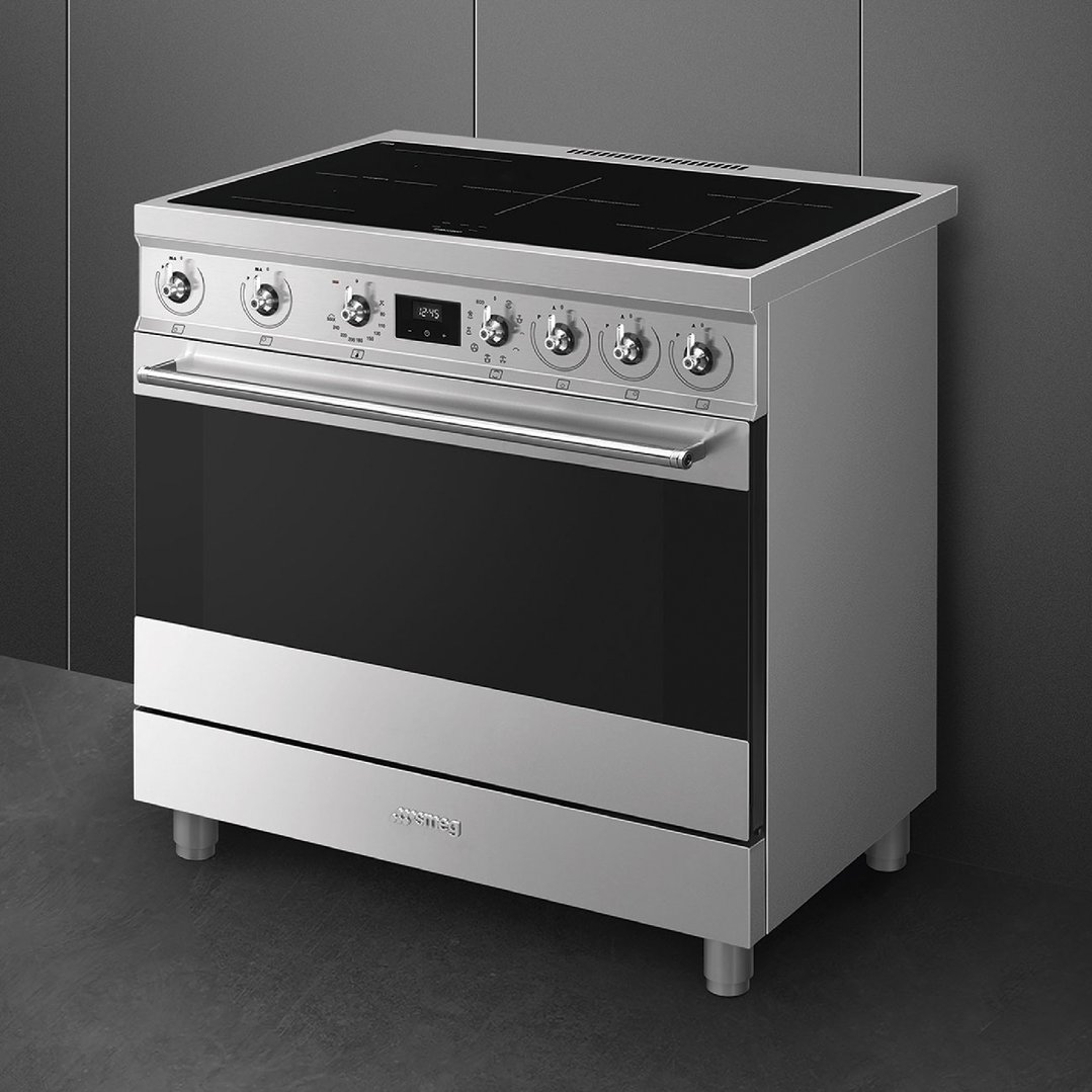 Smeg Classic 90cm Freestanding Cooker Stainless Steel C9IMX2