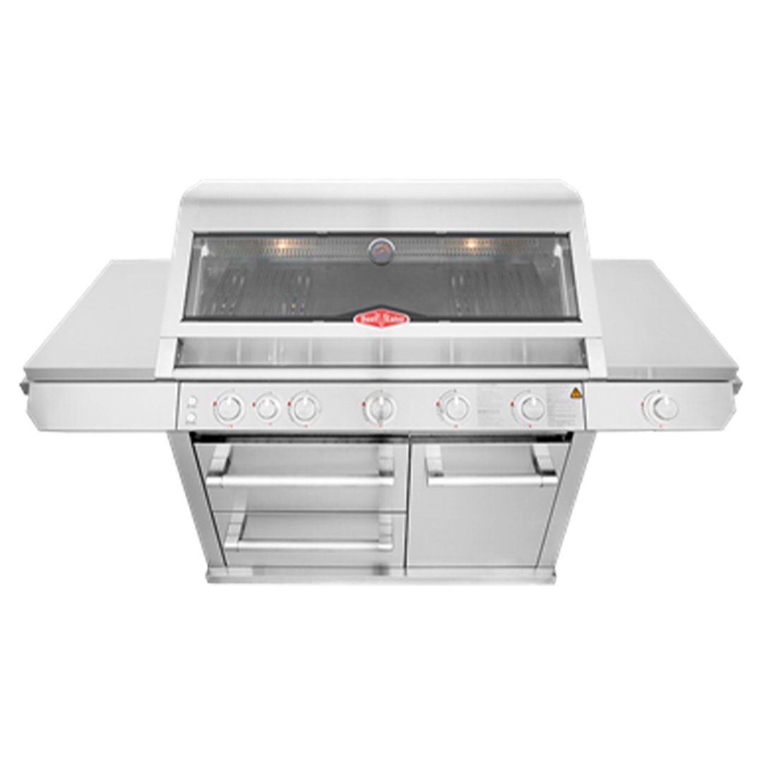 Beefeater 7000 Premium 5 Burner BBQ, Side Burner & Trolley, Stainless Steel BMF7655SA