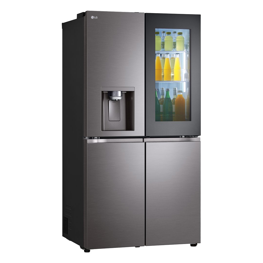 LG 642L French Door Fridge in Black Stainless Finish GF-V700BSLC
