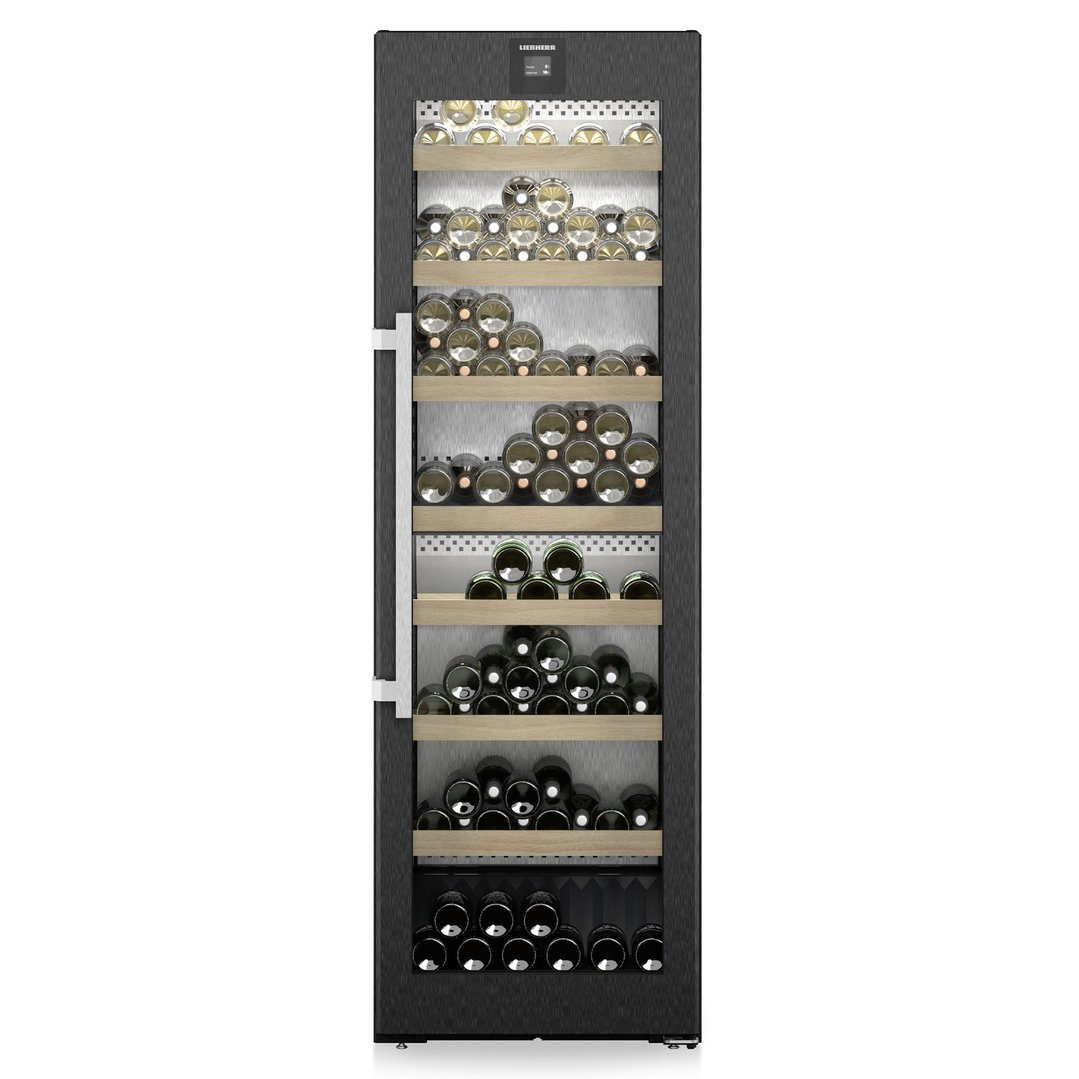 Liebherr 155 Bottle Dual Zone Wine Fridge - BlackSteel WPBS5262RHH