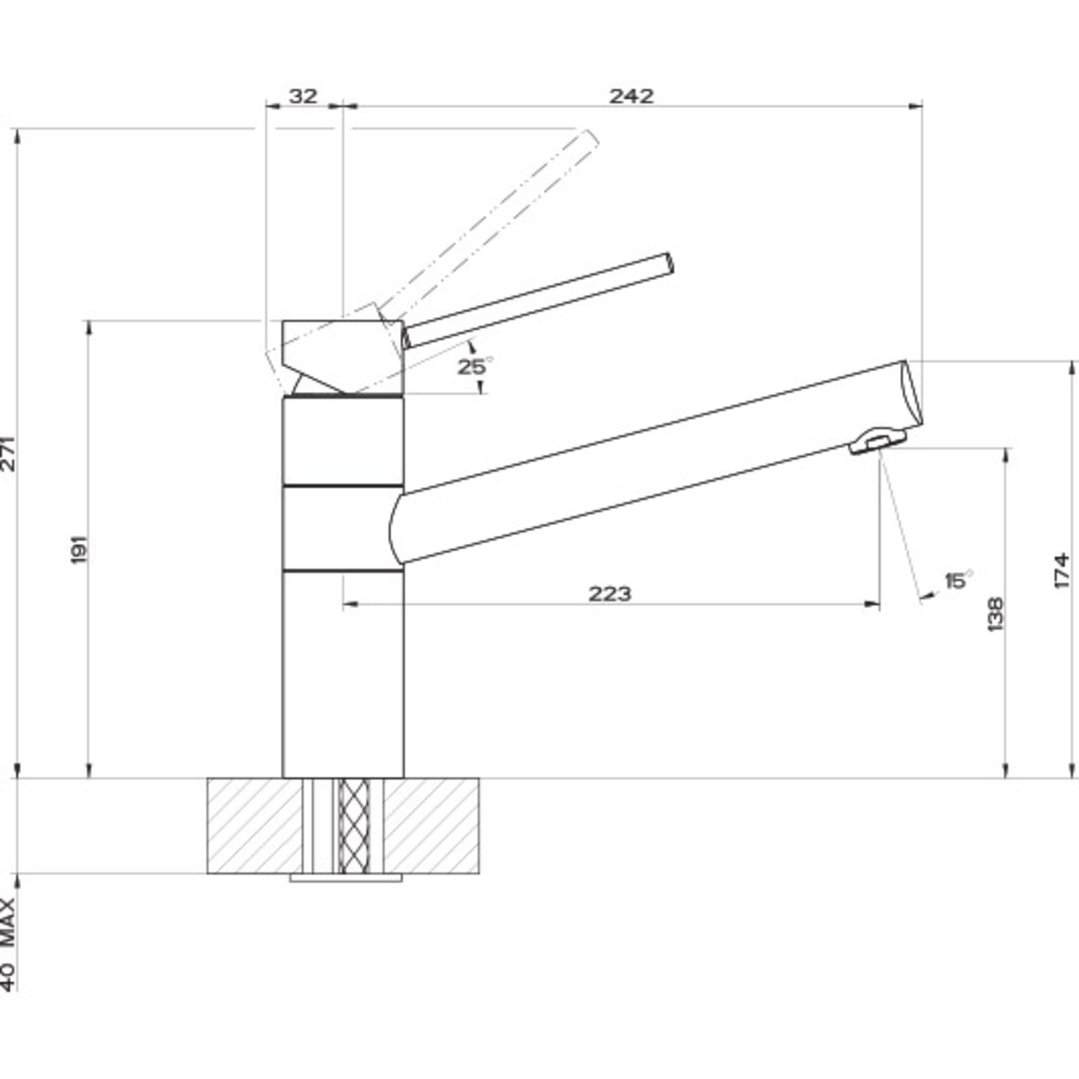 Franke Ozone Kitchen Mixer Tap TA6850