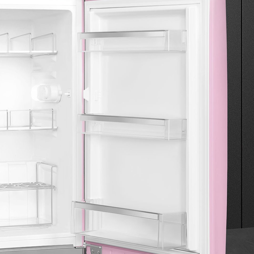 Smeg FAB10 50's Style Retro Refrigerator Right Hand Hinge - Pink FAB10HRPK6