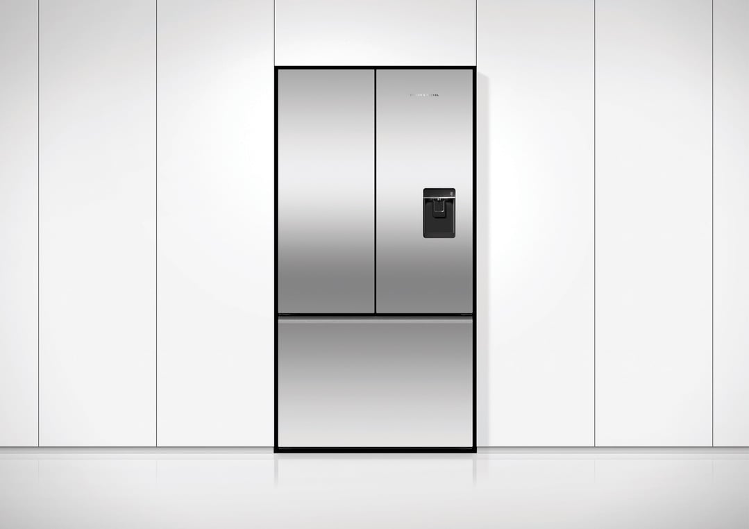 Fisher & Paykel 569L Series 7 French Door Refrigerator Freezer, Ice & Water RF610ANUX5