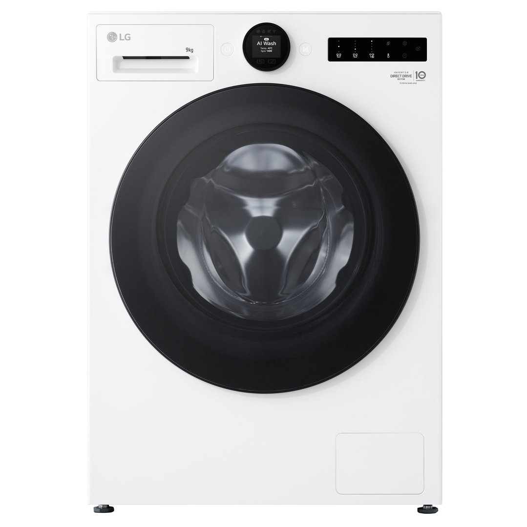 LG 9kg Series 10 White Front Load Washer WX10-1409W