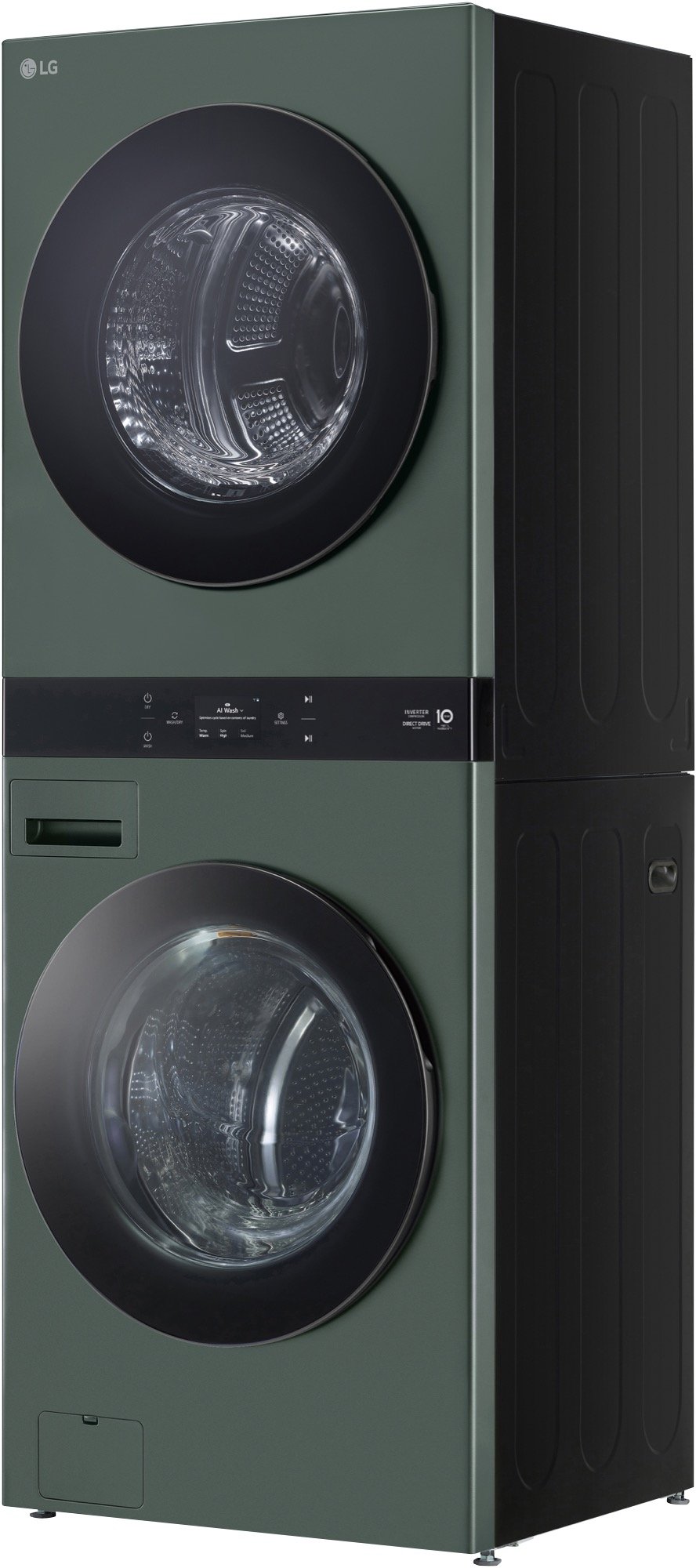 LG AI WashTower™ 19/10kg All-In-One Stacked Washer Dryer - Forest Green WWT-1910FGX