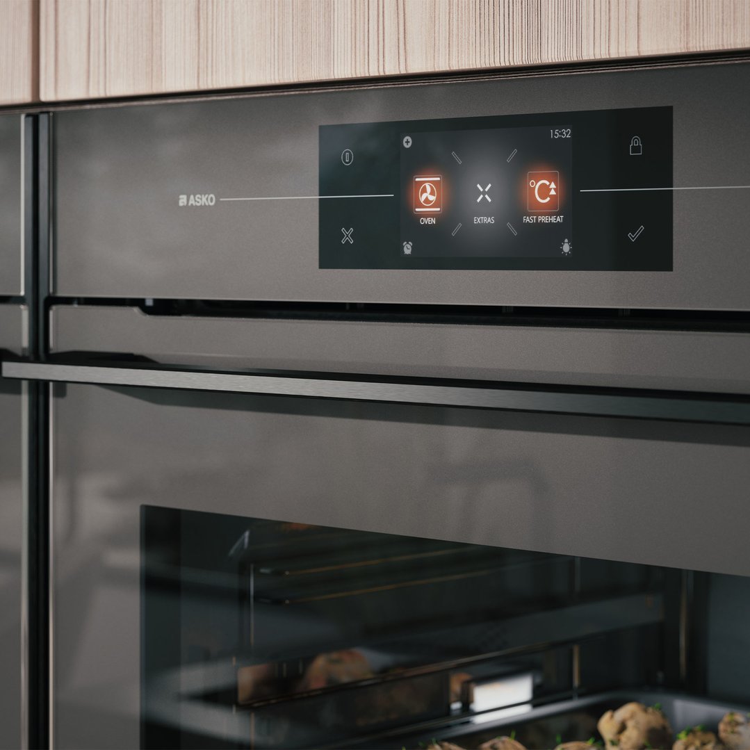 Asko Elements 60cm Combi Steam Oven - Pearl Grey OCS8678GG